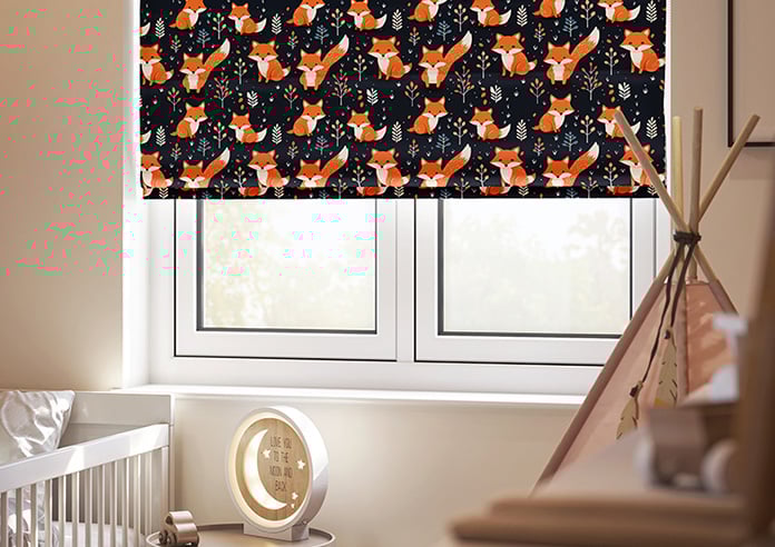 Foxy Friends, Ginger - Motorised Roman Blind - Image 5